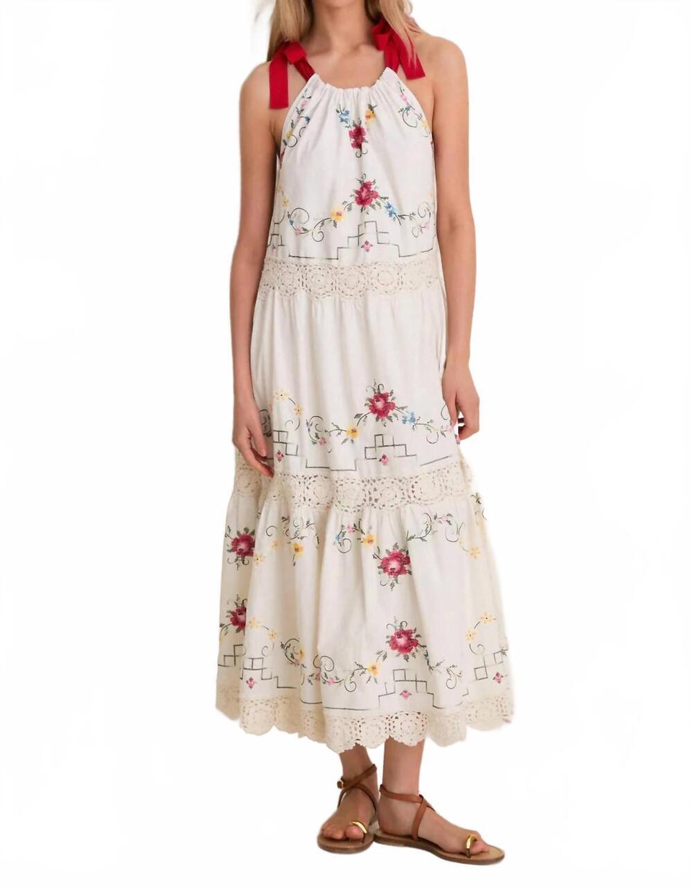 NEW LOVE THE LABEL lina midi dress in tea rose